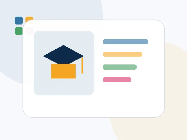 Education website theme preview