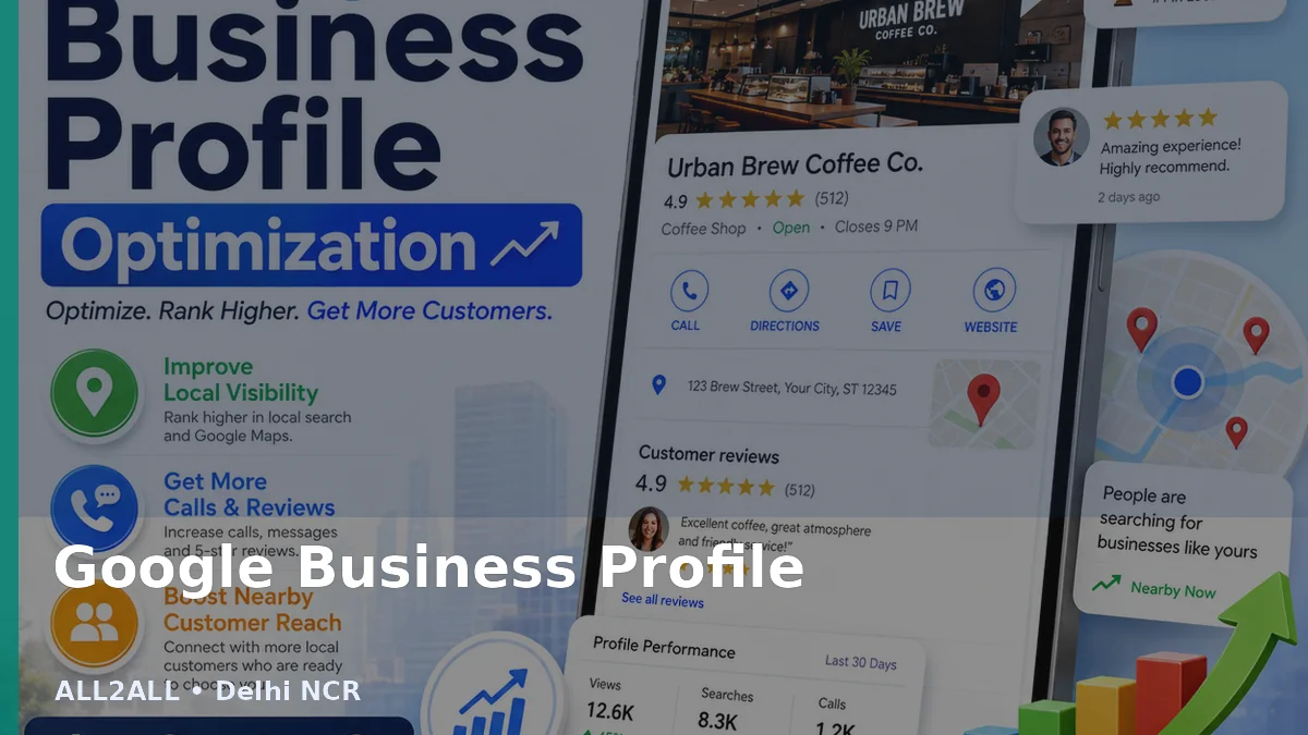 Google Business Profile service by ALL2ALL