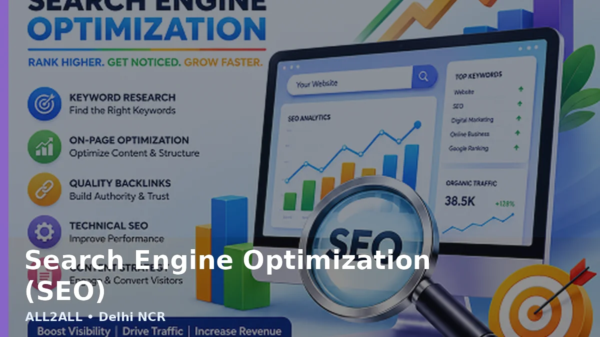 Search Engine Optimization (SEO) service by ALL2ALL
