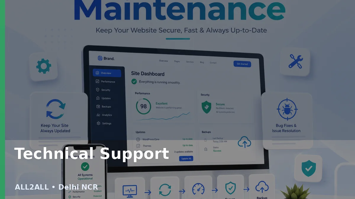 Technical Support service by ALL2ALL